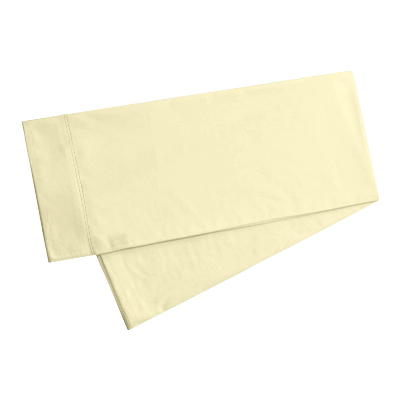 Nestl 1800 Thread Count Body Pillowcase, Vanilla Yellow