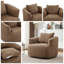 Canapé pivotant moderne 360 °, fauteuil d'appoint-118543347
