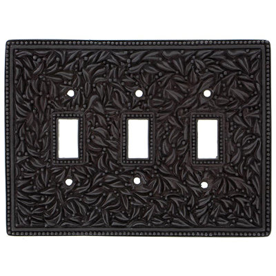 San Michele 3-Gang Toggle Light Switch Wall Plate