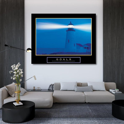 Breakwater Bay Unknown Gallery Wrapped Canvas Art Titled: Lighthouse
