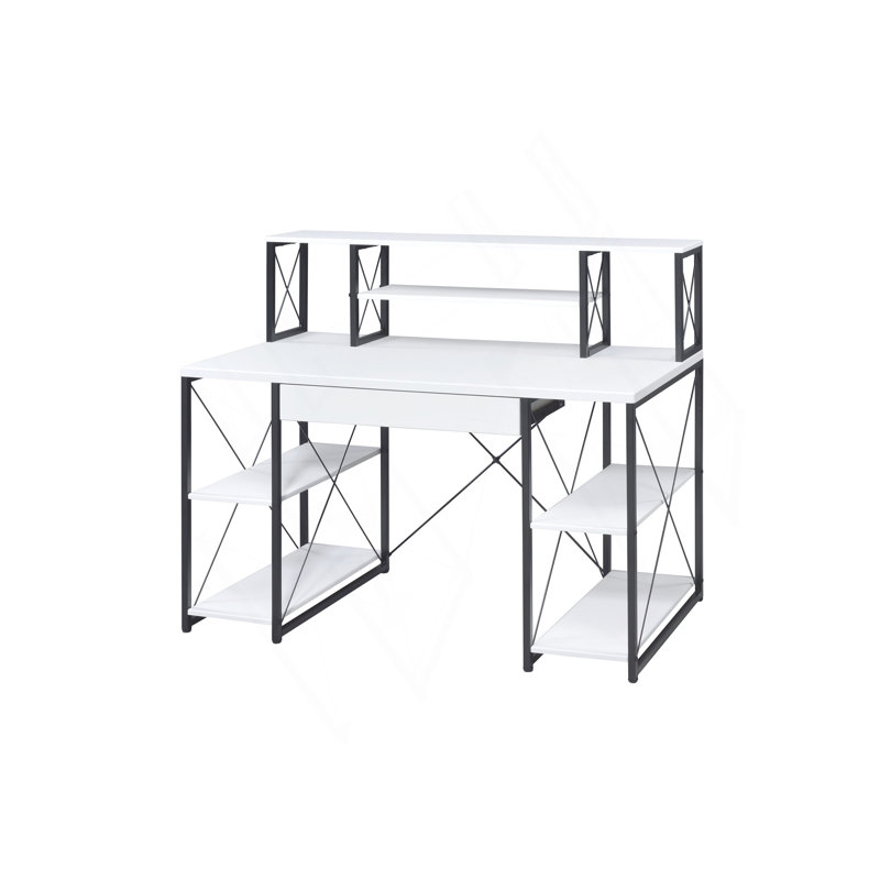 Amiel All Purpose White Finish Writing Desk, White