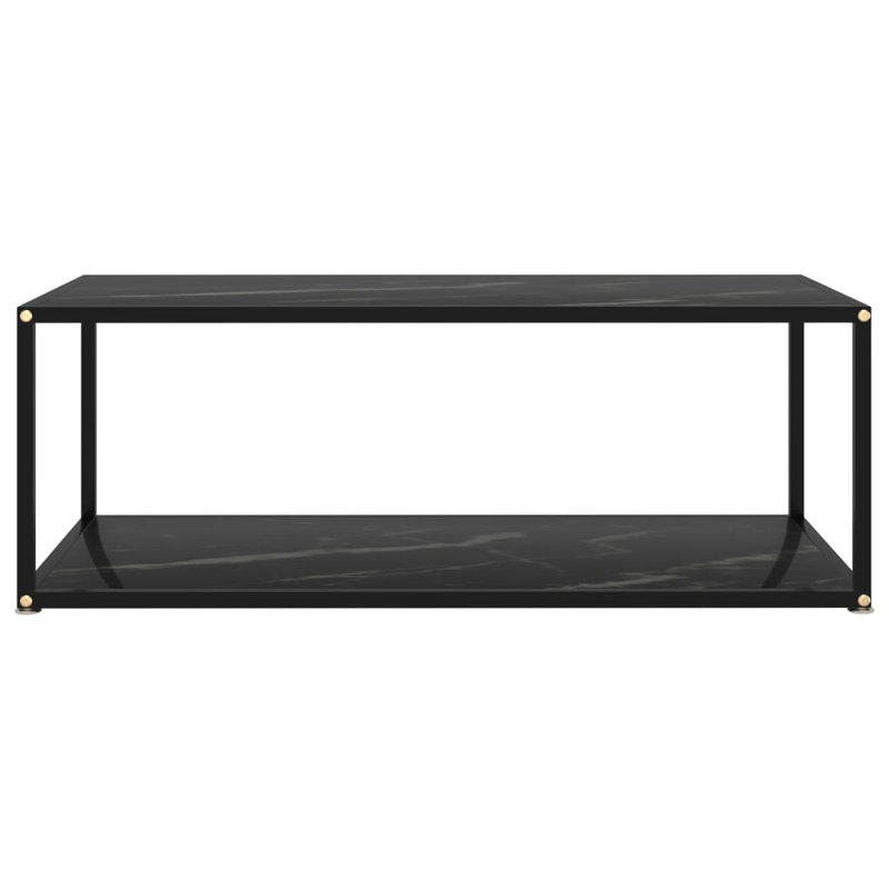 Table basse à cadre simple avec rangement, H 13,8 po x L 39,4 po x l 19,7 po, Noir, noir, noir, noir, Noir, noir, noir, noir
