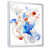 White Floater Framed