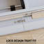 Ensemble de table de salle à manger extensible 62,99 à 78,74 po pour 2 à 8 personnes