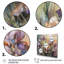 Art mural mauve vert sauvage Iri S II - Iris-88543159-110955902