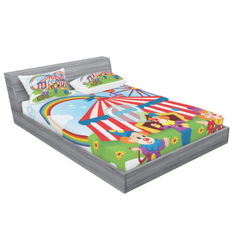 Microfiber Sheet Set, Full Sheet Set with Fitted Sheet