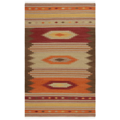 Bennett Hand Woven Wool Southwestern Rug