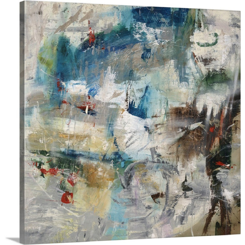 « star ii », peinture, H 16 po x l 16 po x P 1,5 po, Toile tendue
