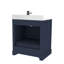 Ensemble de meuble-lavabo simple 30 po avec plateau en quartz Maya-101808772-101808773