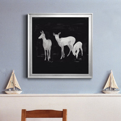 Impression sophistiquée sur toile Whitetail II