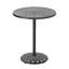 Table de bar ronde en aluminium