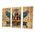 Toile naturelle avec cadre flottant