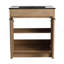 Armoire de salle de bain autoportante 30 po avec lavabo et 2 portes à fermeture en douceur ((KD-PACKING)
