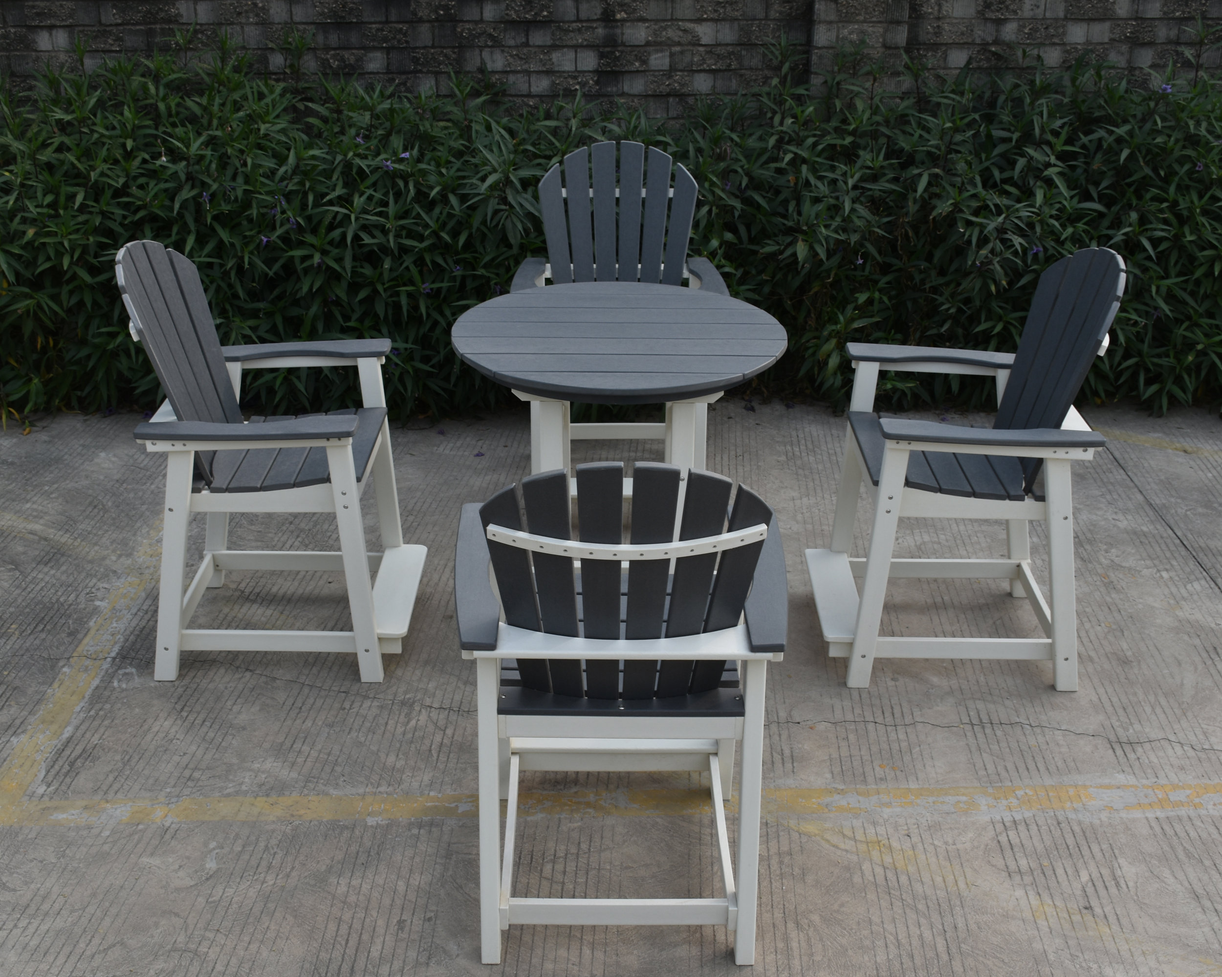 American Eco Living Ensemble de bar rond 35 po pour 4 personnes et ...
