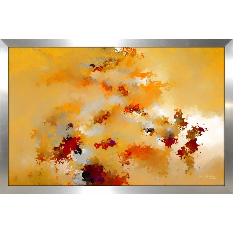 " Perfect Peace. Isaiah 26:3 " by Mark Lawrence, 21.5" H x 27.5" W x 0.75" D, Silver Framed