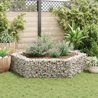 Gabion Planter Raised Garden Bed Raised Flower Bed Galvanized Steel