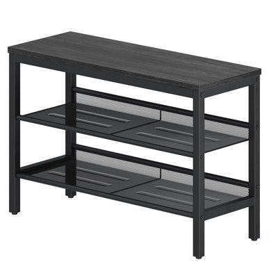 Ladarious 9 Pair Shoe Storage Bench
