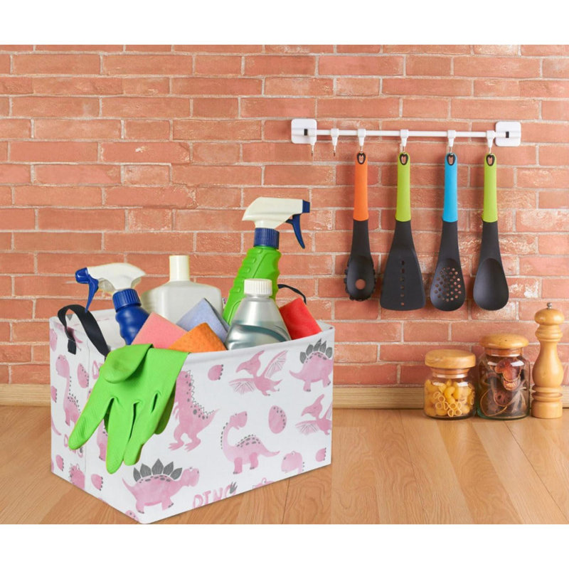 Panier rectangulaire, panier de dinosaure, organisateur de panier de rangement mignon pour chambre d'enfant, décor de dinosaures, boîte à jouets, livres, rangement de cadeaux pour enfants.  Dinosaure)