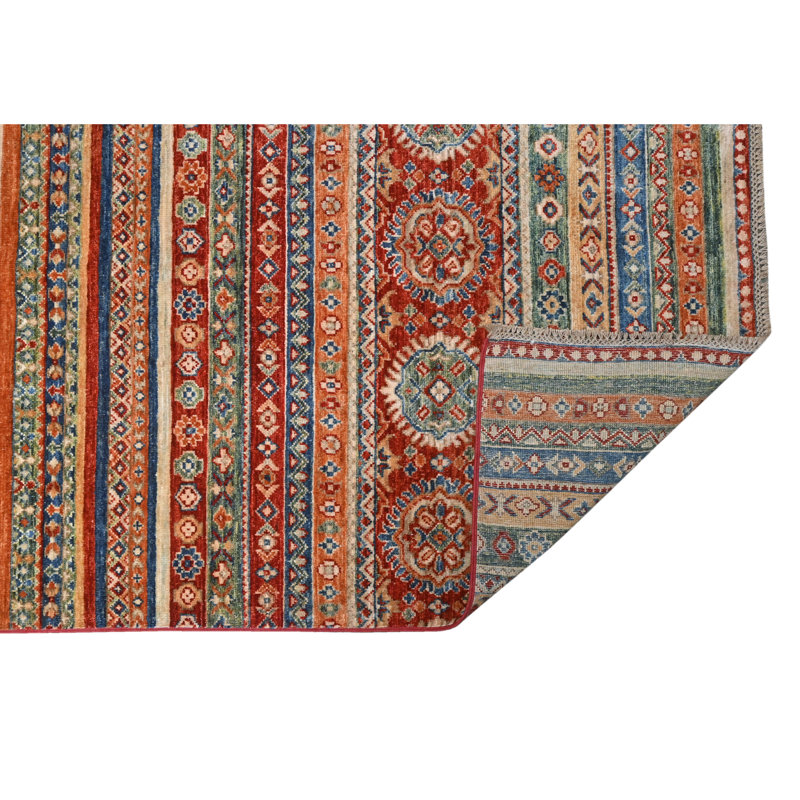 Hand Knotted Wool Area Rug