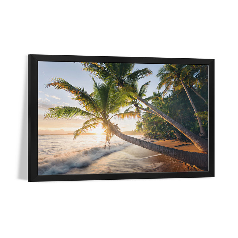 Affiche «Secret Beach, Caribbean» par Stefan Hefele, H 24 po x l 32 po