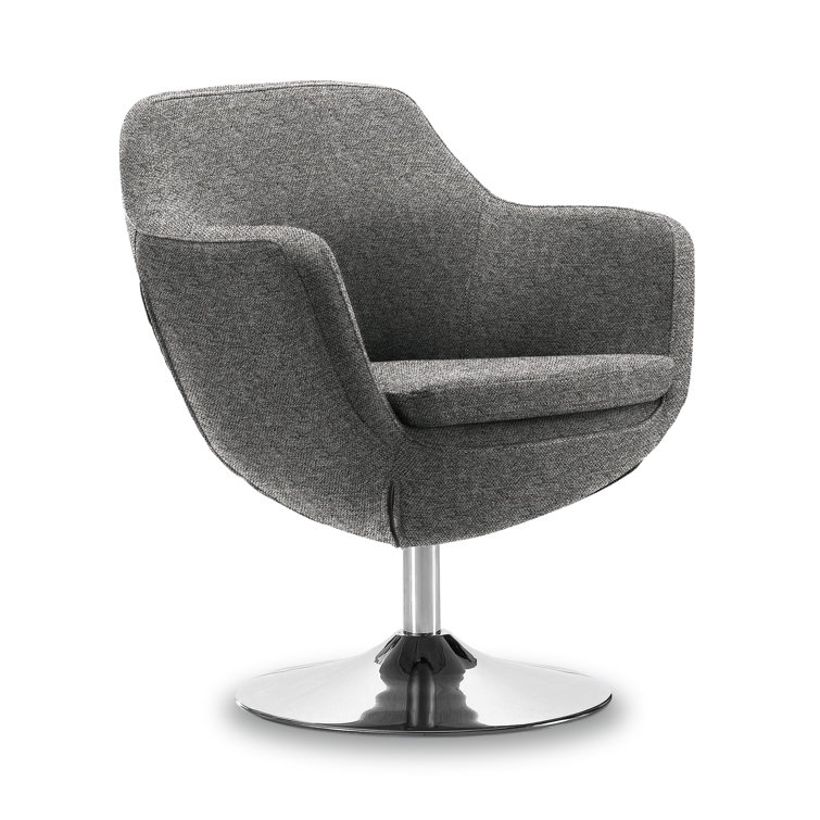 Upholstered Swivel Accent Chair