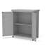 Armoire de rangement avec plateau en métal, poste de travail extérieur, armoire d'entrée-108813414