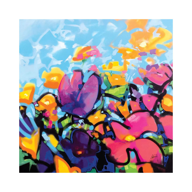 Scattered Colour I by Scott Naismith - Wrapped Canvas Painting