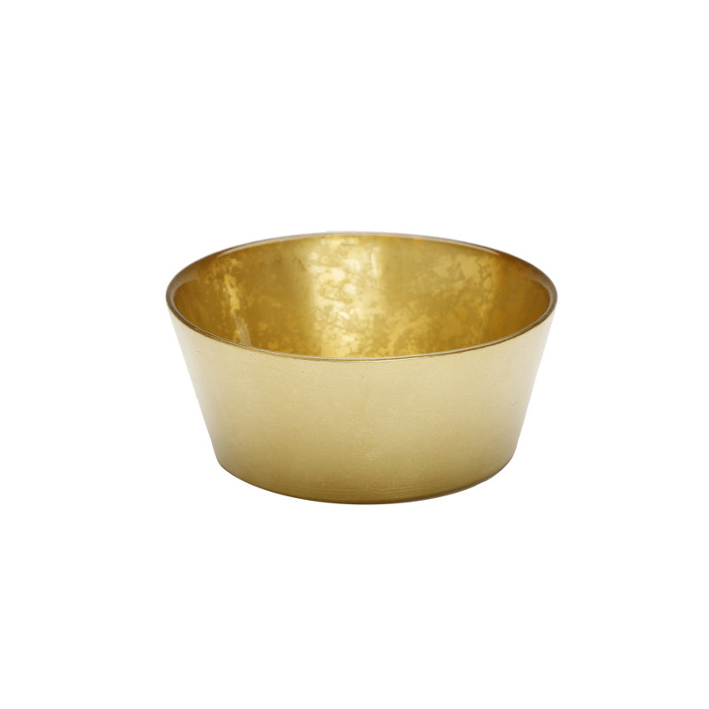Bol à paillettes dorées 6 po