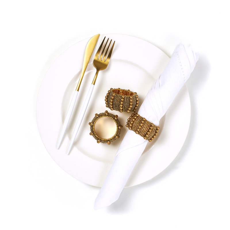 Iron Napkin Ring, Gold