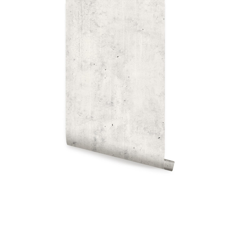 Rouleau de papier peint adhésif L 18 pi x l 24 po, Gris clair