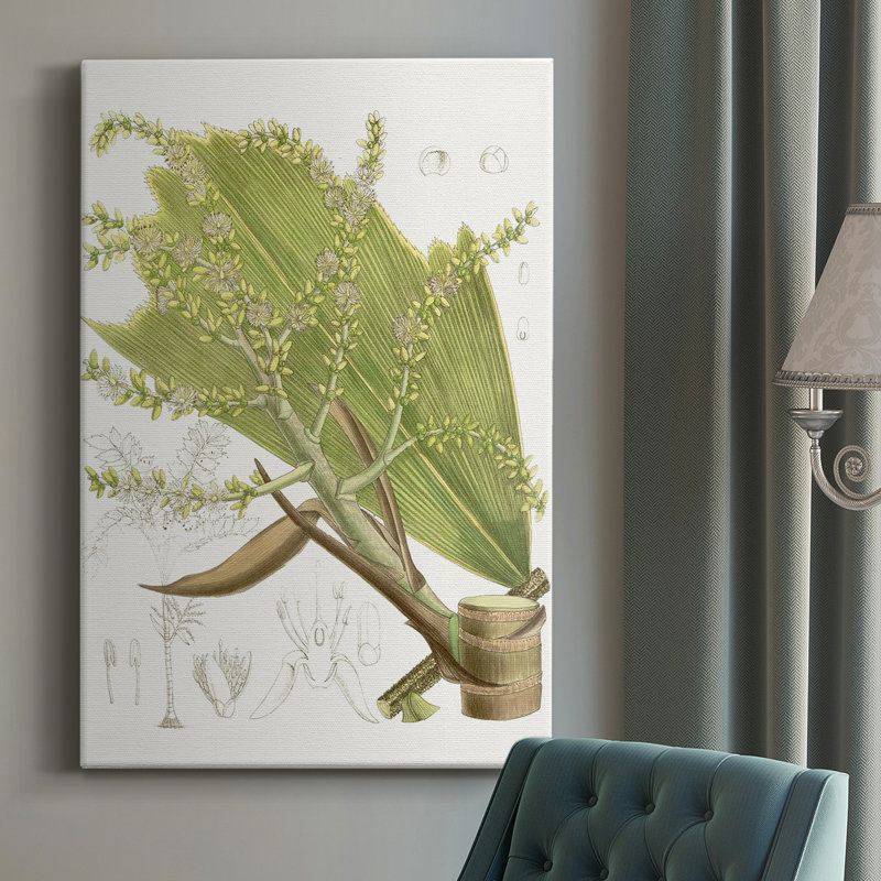 Palm Palm III - impression sur toile tendue, H 18 po x l 12 po x P 1 po