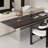 Black Rectangular Solid Wood desks-107970692