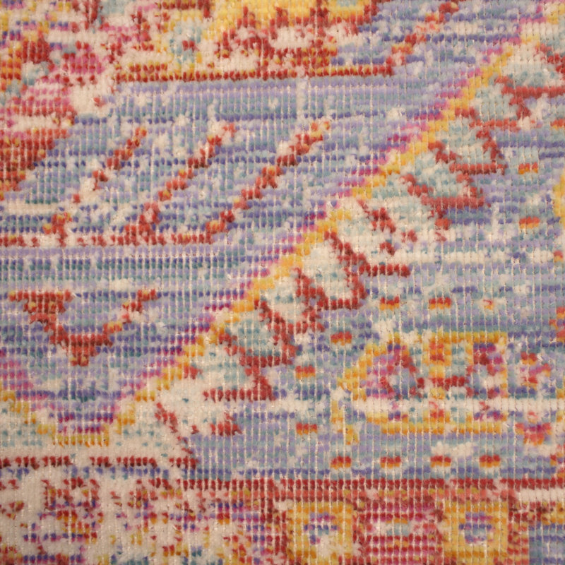 Tapis kilim French Machineley, Tapis de couloir de 1 pi 10 po x 5 pi 1 po