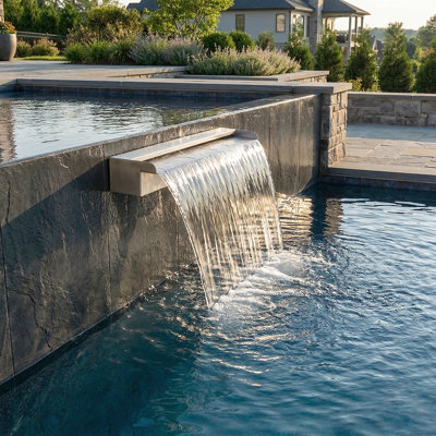 Waterfall Pool Fountain – Corrosion-Resistant Spillway For Swimming Pool And Pond Decoration