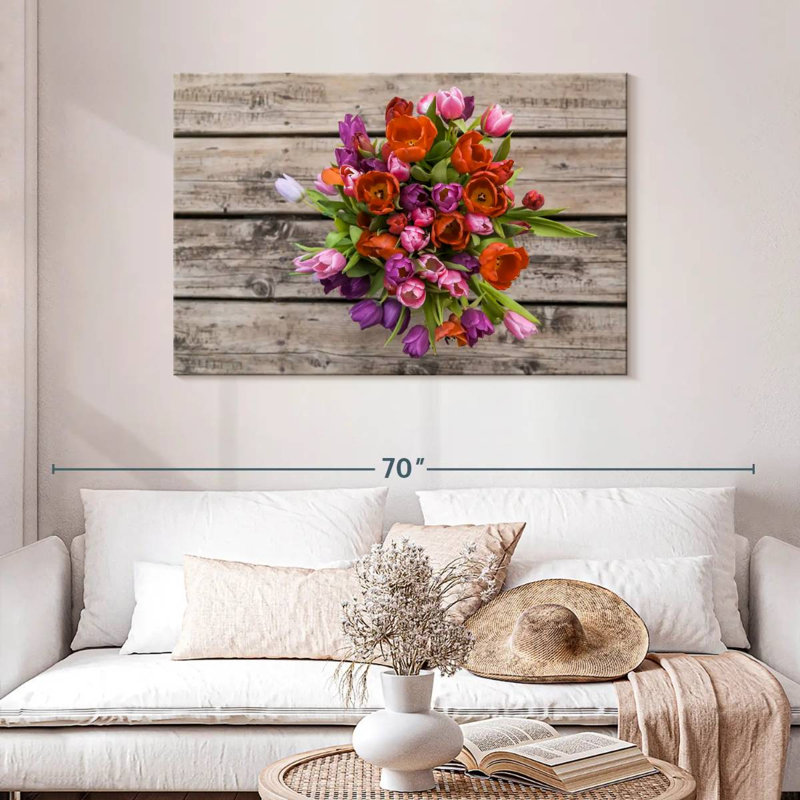 Bouquet de tulipes Harnek, H 30 po x l 45 po