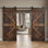 Porte de grange coulissante double K Series