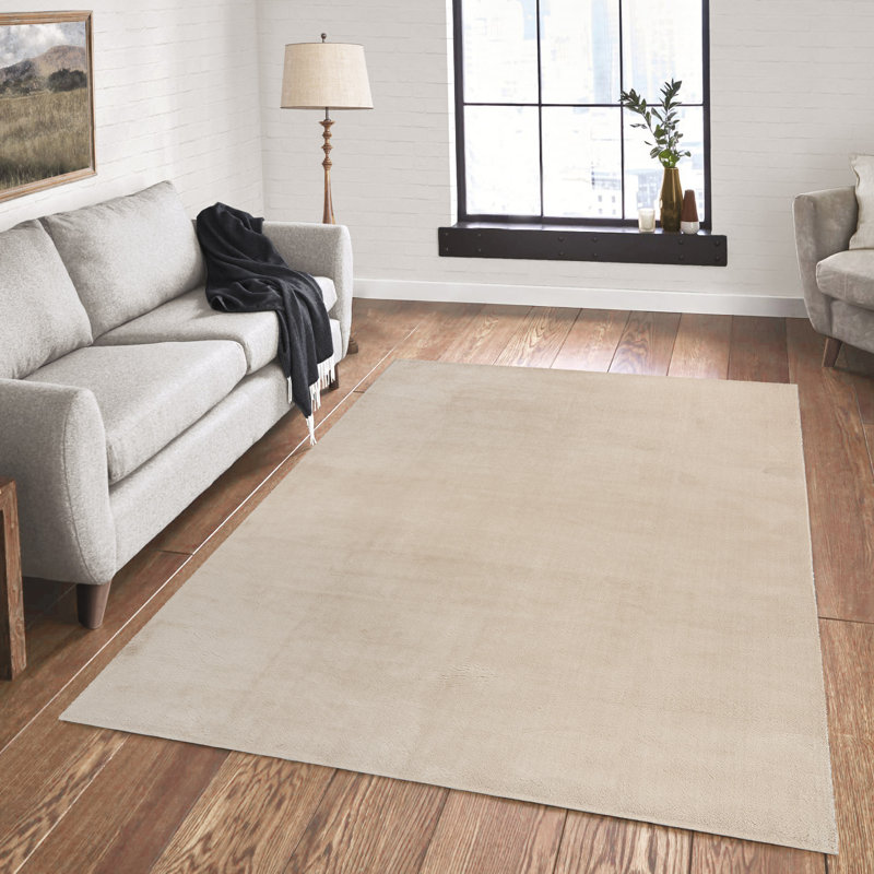 Tapis d'intérieur à poils longs en polyester Marrick Tonee, Rectangle 6 pi 6 po x 9 pi