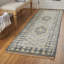 Fillmore Transitional Medallion, Blue/Gray, 2'-6" X 8' Runner-1583739536