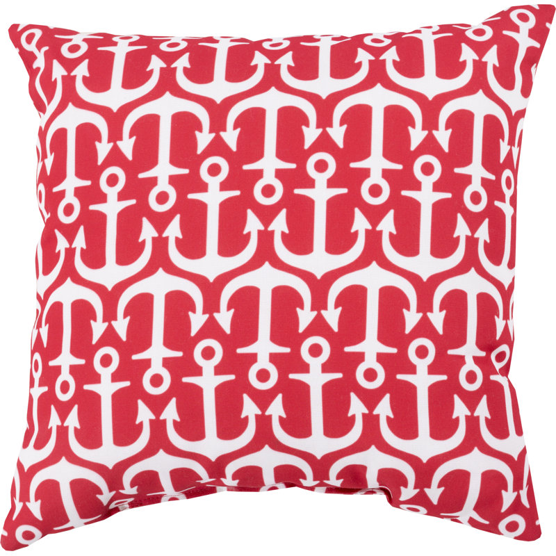 Rain Outdoor Throw Pillow, 20" H x 20" W x 4" D, Light Gray