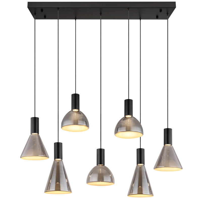 Nassiah 1 - Light Matte Black LED Pendant