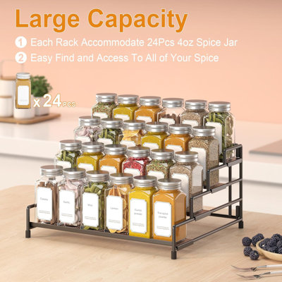 Four Layer Spice Rack Storage Container
