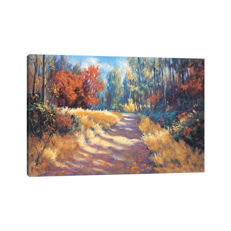 Early Autumn Trail by Bruce Mcadam - Wrapped Canvas Painting, 66.04 cm H x 45.72 cm W