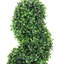 Faux Boxwood Tree Plant in Cement Freestanding  Planter-1030041310