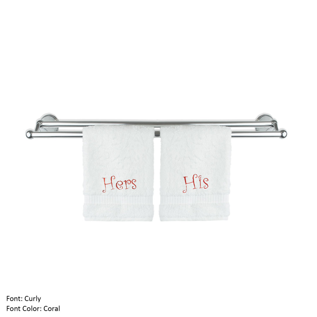 Elianna His & Hers 2 Piece Turkish Cotton Towel Set (Set of 2) Darby Home Co 