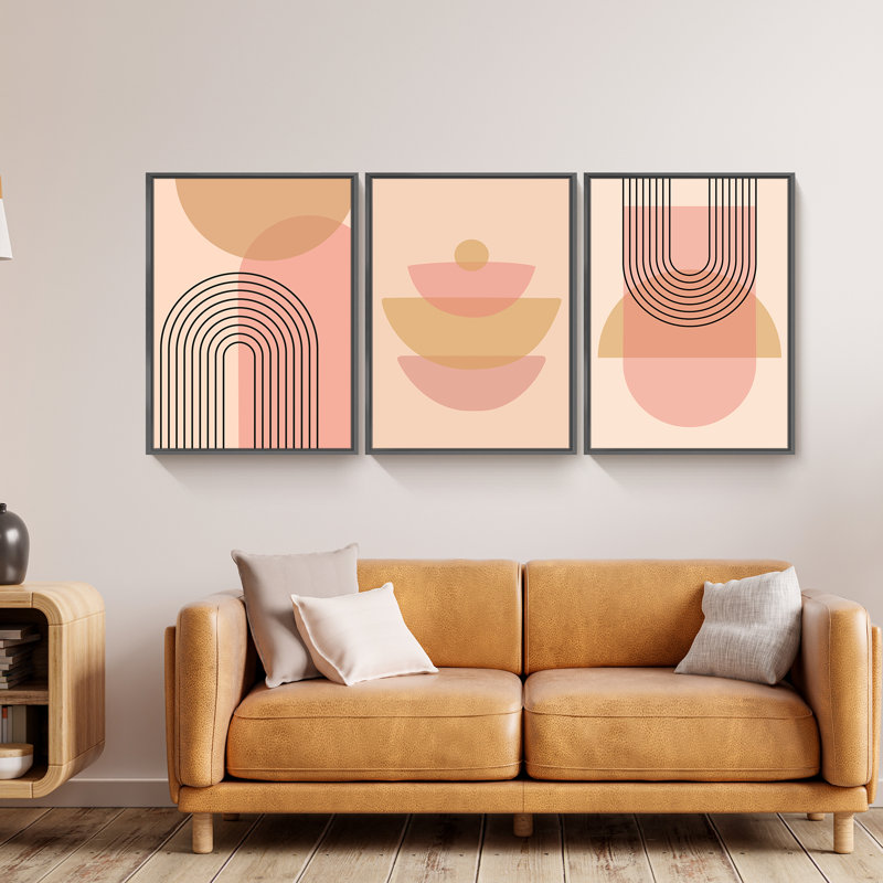 Ensemble de 3 reproductions de photos sur toiles, Noir, H 16 po x l 36 po x P 1,5 po