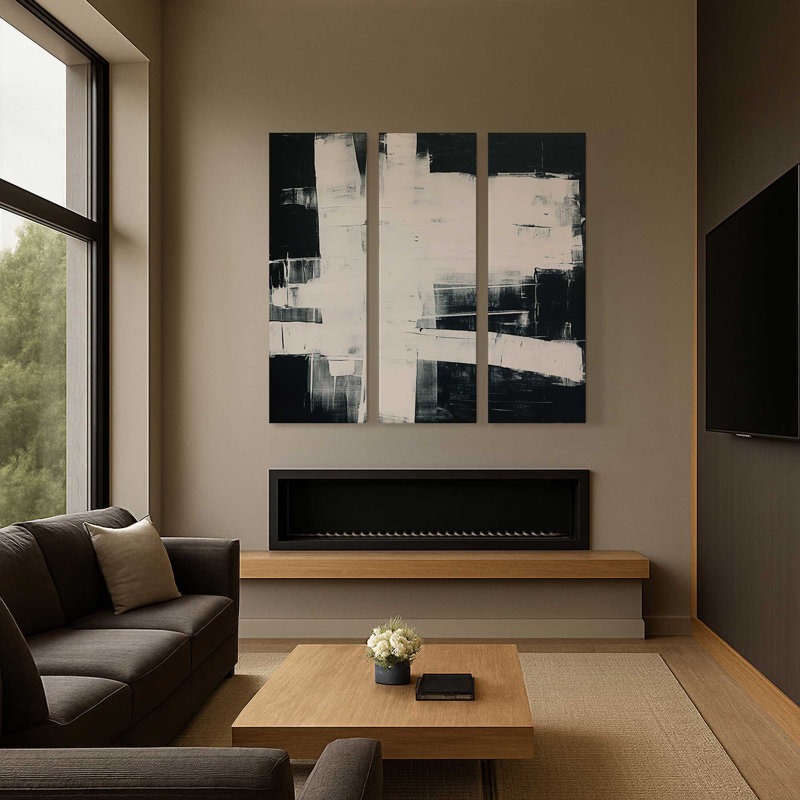 Eclipsed Onyx Tangle I Print, Stretched Canvas, 60" H x 60" W x 1.25" D, 3