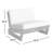 Louise Acacia Outdoor Armless Lounge Chair-88682633