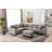 McCoole 137" Square Arms Seating Component with Ottoman-1780388269