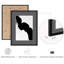 Abstrait, lignes noires et blanches abstraites, art moderne, petit décor-102709801