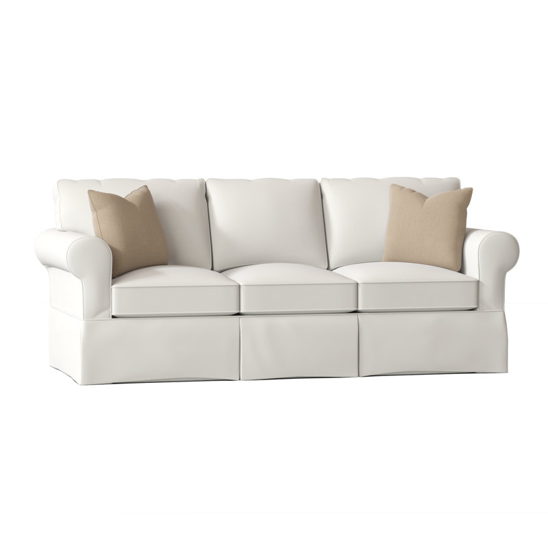Thames 88'' Slipcovered Sofa, Akiko Bone, Peyton Fawn